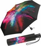 happy rain Taschenschirm Auf-Automatik Schwarz Bunt Holy Explosion
