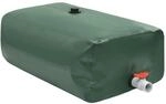 vidaXL Wassertank mit Wasserhahn, Regenwassertank mit Wasserschl&auml;uchen, Regentonne