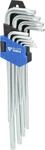 BRILLIANT TOOLS BT044019 Winkelstiftschl&uuml;ssel-Satz, 9-TLG., TX Pr ofil...