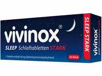 vivinox SLEEP Schlaftabletten stark: Schlafmittel für Einschlafen &...