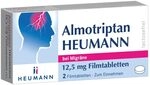 Almotriptan HEUMANN bei Migr&auml;ne 12,5 mg Filmtabletten, 2 St.