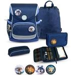Belmil Premium Compact Plus ergonomisches Schulranzen Set 5 - teilig, AGR,...