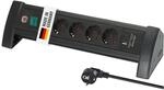 Brennenstuhl Premium Office-Line Steckdosenleiste 4-Fach mit USB C PD 30W und USB A