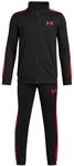 Under Armour UA Rival Knit Track Suit - Black/Racer Red/Racer Red - YXS