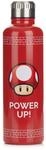 Paladone Super Mario Power-Up-Pilz-Trinkflasche - Offiziell lizenziert,