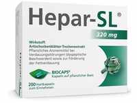 Hepar-SL 320 mg bei Verdauungsstörungen | 200 Hartkapseln | befreit von