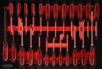 KS Tools 811.0024 Schraubendreher-Satz in Schaumstoffeinlage, 24-tlg