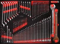 KS Tools 821.0076 Schraubenschl&uuml;ssel-Satz in Schaumstoffeinlage, 76-tlg