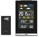 Hama Wetterstation Funk mit Au&szlig;ensensor (Wettervorhersage, Luftdruck, Hygrometer,