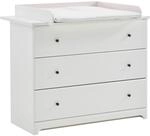 Arthur Berndt THILO Wickelkommode mit abnehmbarem Wickelaufsatz MDF Wei&szlig; -...