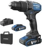 HYUNDAI Akku-Schlagbohrschrauber HD20X-60-2A2 | 20V, b&uuml;rstenloser Motor, 60...