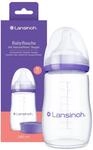 Lansinoh Babyflasche mit NaturalWave Sauger Gr. M, 240 ml - neues kompaktes Design