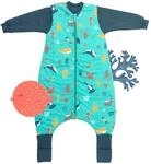 schlummersack Baby Kinder Schlafsack Ganzjahr | mit F&uuml;&szlig;en, umklappbaren...
