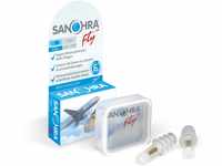 SANOHRA fly Ohrstöpsel für Erwachsene- schmerzfreies Fliegen - Ohrenstöpsel