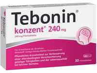 Tebonin konzent 240 mg | 30 Tabletten | stärkt Gedächtnis & Konzentration 