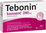 Tebonin konzent 240 mg | 30 Tabletten | st&auml;rkt Ged&auml;chtnis & Konzentration 