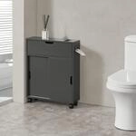 [en.casa] Nischenschrank Kempele 67x52x17 cm Badezimmerschrank Toilettenschrank...