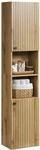 trendteam smart living - PureBliss - Hochschrank - Eiche - Badezimmerschrank in