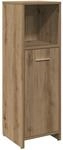 vidaXL Badschrank Artisan-Eiche 30x30x95 cm Holzwerkstoff, Badezimmerschrank,...