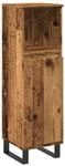 vidaXL Badschrank, Badezimmerschrank mit Stauraum, Badezimmer Midischrank