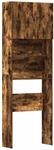 vidaXL Waschmaschinenschrank R&auml;uchereiche 64x24x190 cm Holzwerkstoff,