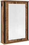 vidaXL Bad-Spiegelschrank Altholz-Optik 42x12x60 cm Holzwerkstoff
