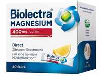 Biolectra Magnesium 400 mg Direct Sticks Zitrone, 40 Stück: Für eine normale