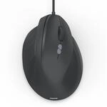 Hama vertikale Maus (optische Maus ohne Klickger&auml;usch, 7 Tasten, ergonomisch f&uuml;r
