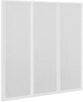 vidaXL Duschwand 117 x 120 cm 3 Paneele Faltbar, Badewannen,...