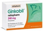 Ginkobil&reg; ratiopharm 240 mg Filmtabletten st&auml;rken die Ged&auml;chtnisleistung und