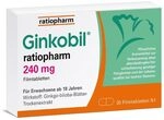 Ginkobil&reg; ratiopharm 240 mg Filmtabletten st&auml;rken die Ged&auml;chtnisleistung und