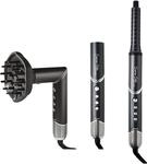 Trisa Hairstyler 9-in-1 Multistyler & F&ouml;hn Set, 1300W Ionen Airstyler gegen...