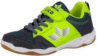 Lico Sport VS Unisex Kinder Hallenturnschuh, Anthrazit/ Lemon, 41 EU