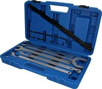 BRILLIANT TOOLS BT521250 L&uuml;fter-Naben-Schl&uuml;ssel-Satz | 11-TLG. [Powered by KS