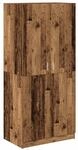 vidaXL Kleiderschrank Altholz-Optik 80x52x180 cm Holzwerkstoff, Schrank,