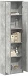 vidaXL Kleiderschrank Beton Grau 55 x 25 x 189 cm Holzwerkstoff | Moderner und