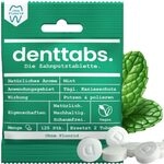 Denttabs Zahnputztabletten Minzgeschmack 125 Stk. die vollwertige Alternative...