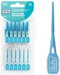 TePe EasyPick Dental Picks, Blau, Gr&ouml;&szlig;e M-L, 36 Stk. | Effektive Reinigung der