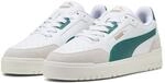 Puma Unisex Shuffle Downtown OgSneaker, Puma Wei&szlig;, Wildgr&uuml;n, Dampfgrau, 39 EU