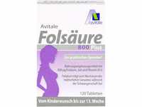Folsäure 800 Plus B12+Jod Tabletten