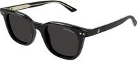 Montblanc MB0320S Sonnenbrille f&uuml;r Herren, aus recyceltem Acetat, mehrfarbig,
