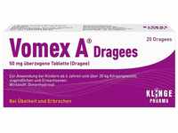 KLINGE Übelkeit Vomex A Dragees, 20 Tabletten