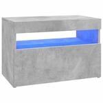 vidaXL TV Schrank mit LED-Leuchten Lowboard Fernsehschrank Fernsehtisch...