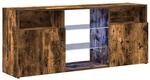 vidaXL TV Schrank mit LED-Leuchten Lowboard TV M&ouml;bel Tisch Board Sideboard