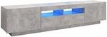vidaXL TV Schrank mit LED-Leuchten Lowboard Sideboard Fernsehschrank...