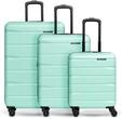 Franky Koffer-Set 3-teilig f&uuml;r Damen und Herren | Reise-Trolleys 51 x 30 x 76 cm aus