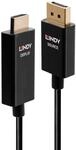 LINDY 40924 0.5m Aktives DisplayPort an HDMI Adapterkabel mit HDR