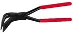 BESSEY Erdi Falzzange D341-60-P | 45&deg; gebogen | Maulbreite 60 mm | Ideal f&uuml;r
