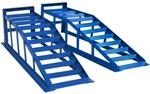 Auffahrrampe Rampe PKW 2X blau bis 225er R&auml;der extra breit 2000 kg pro Paar