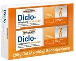 DICLO RATIOPHARM Schmerzgel B&uuml;ndelpackung 2X100 g